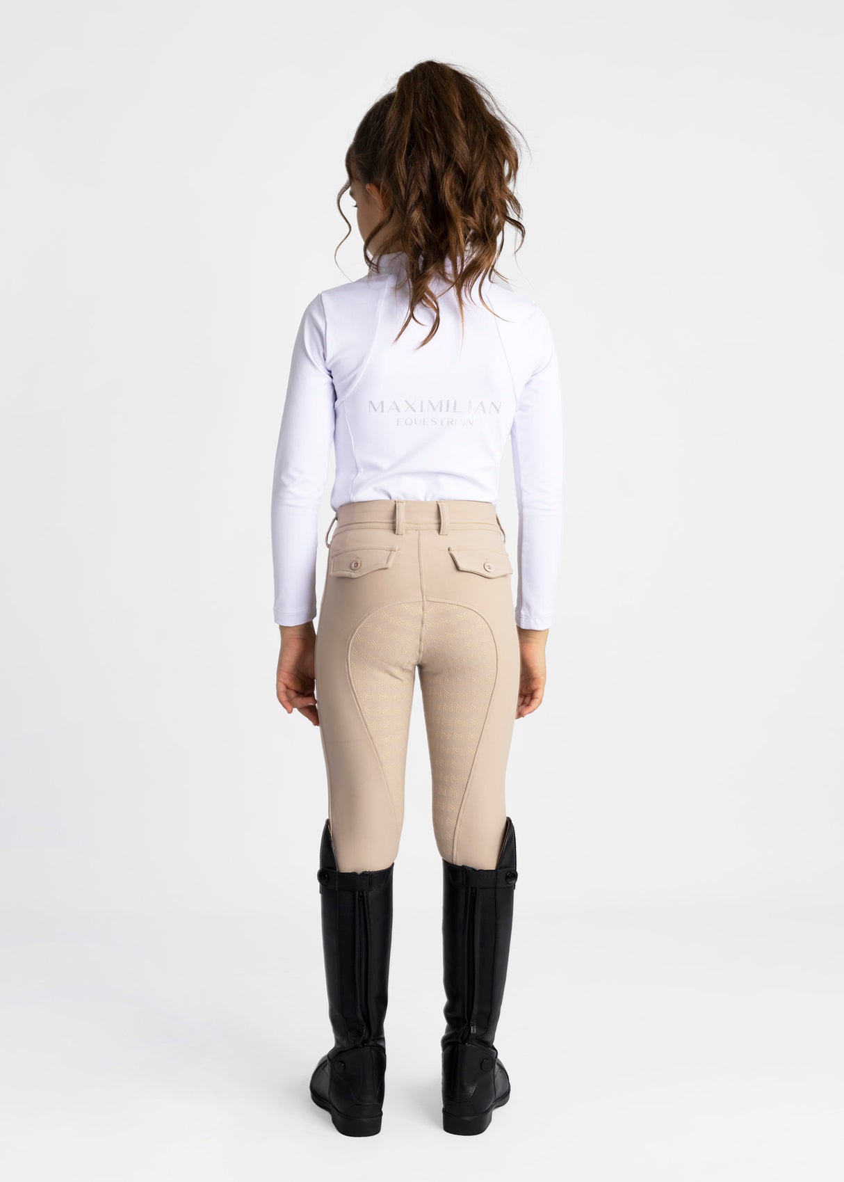 Maximilian Young Rider Reflection Breeches Beige