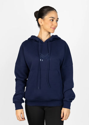 Maximilian Icon Oversized Hoodie Navy