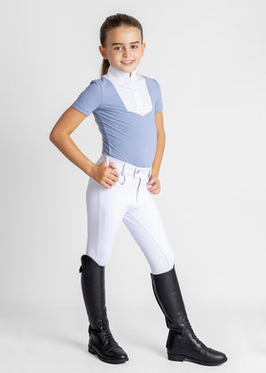 Maximilian Young Rider Reflection Breeches White