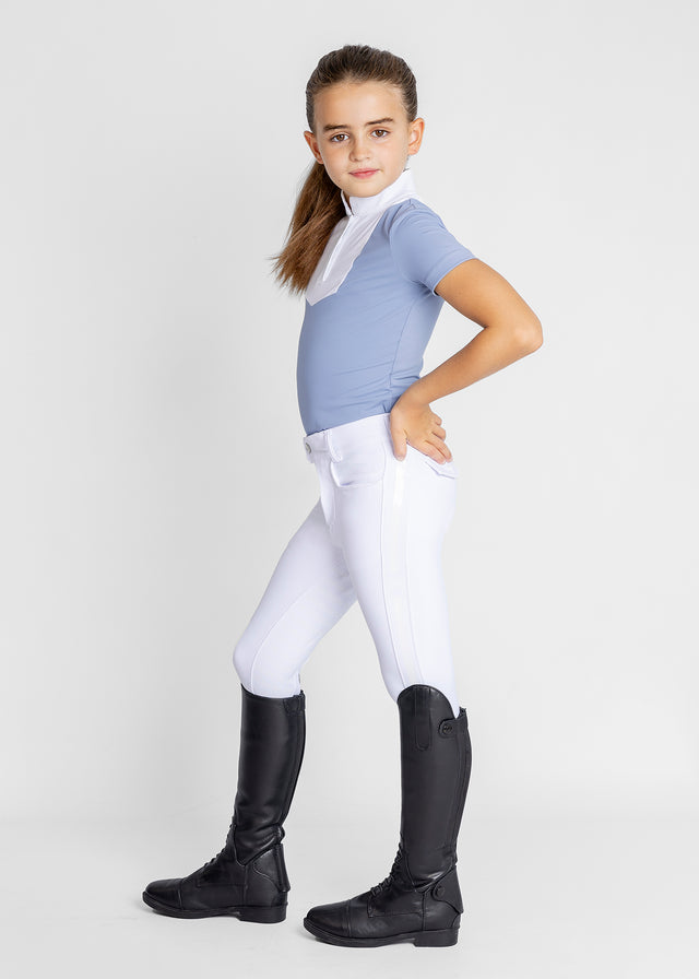 Maximilian Young Rider Reflection Breeches White