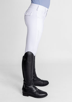Maximilian Young Rider Reflection Breeches White