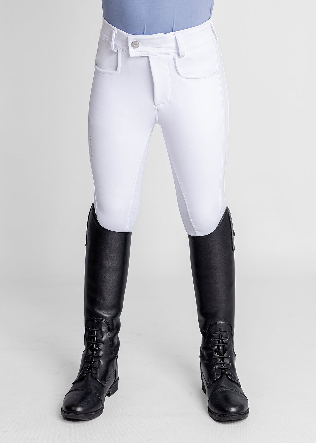 Maximilian Young Rider Reflection Breeches White