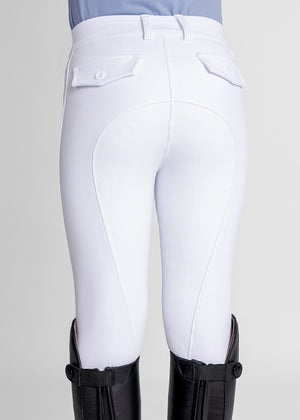 Maximilian Young Rider Reflection Breeches White