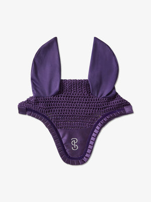 PS of Sweden Ruffle Ear Bonnet Eclipse Purple