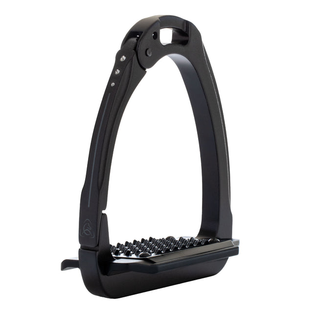 Acavallo Arena AluPlus 2.0 Swarovski Stirrups Total Black
