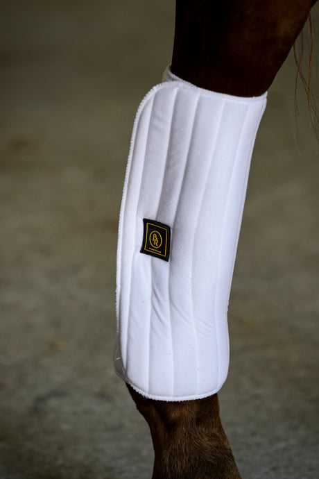 BR Equestrian Bandage Pads White