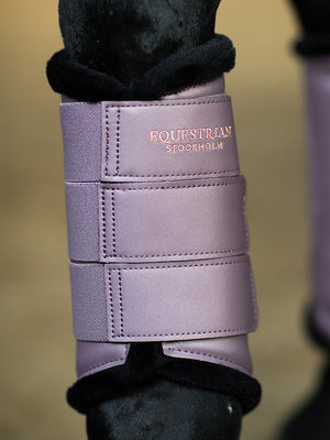 Equestrian Stockholm Fleece Brushing Boots Anemone