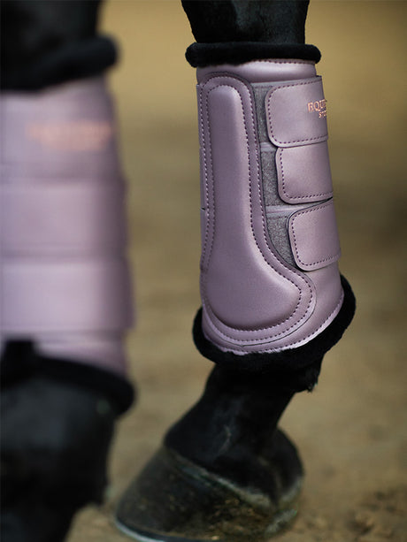 Equestrian Stockholm Fleece Brushing Boots Anemone