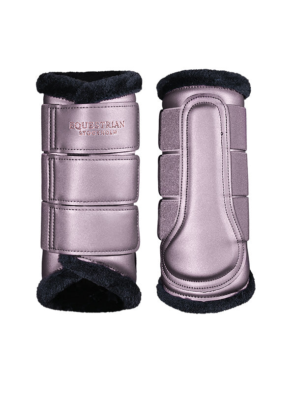 Equestrian Stockholm Fleece Brushing Boots Anemone