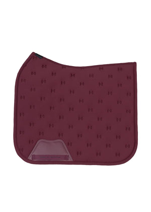Maximilian Stamp Dressage Saddle Pad Burgundy
