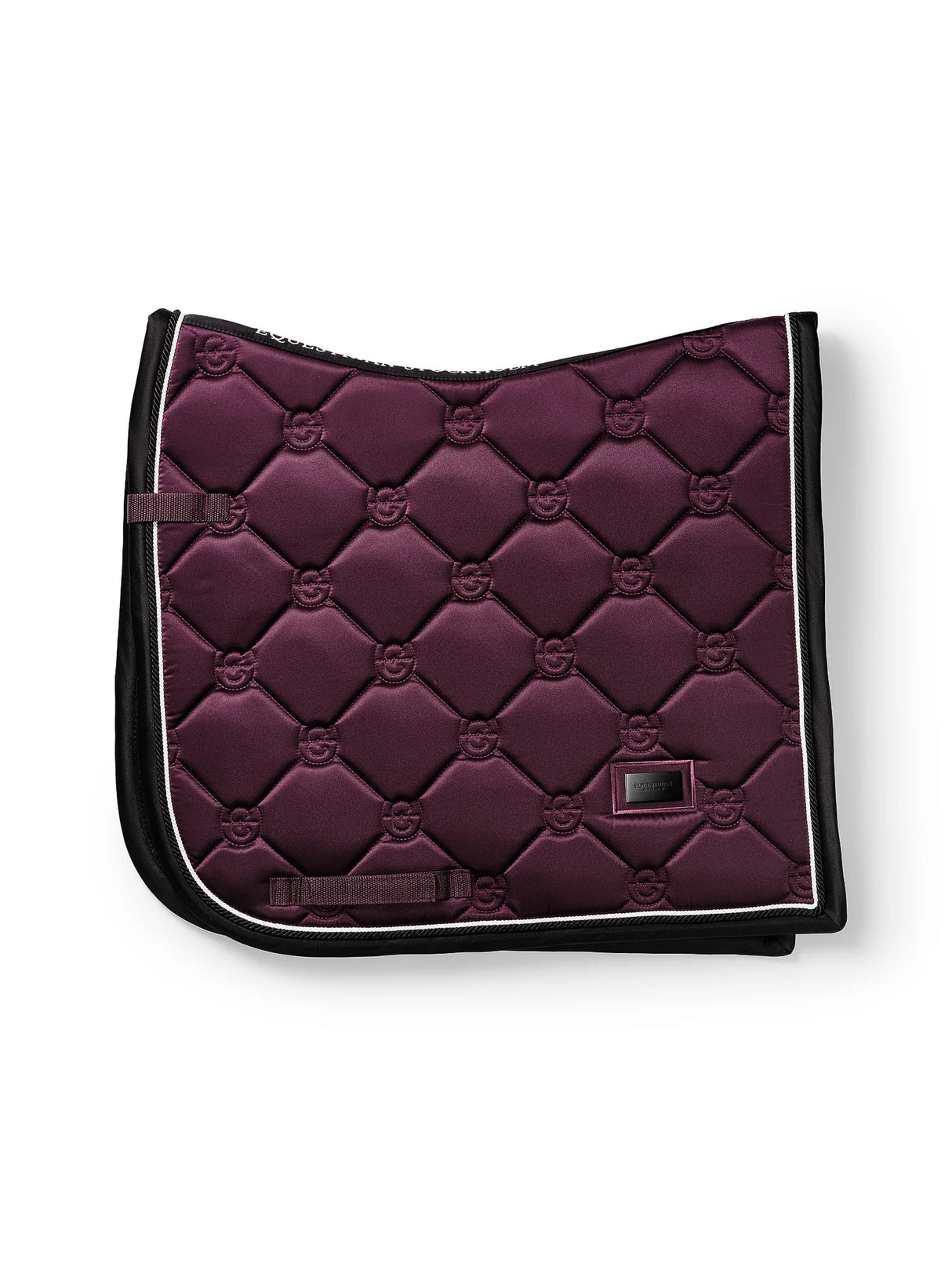 Equestrian Stockholm Dressage Saddle Pad Black Raven