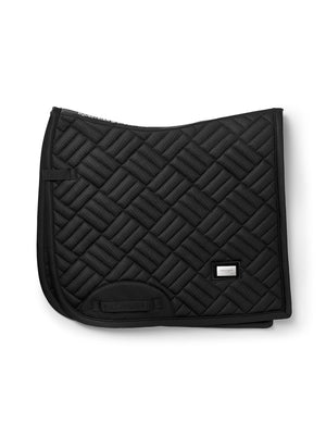 Equestrian Stockholm Modern Mesh Dressage Saddle Pad Black