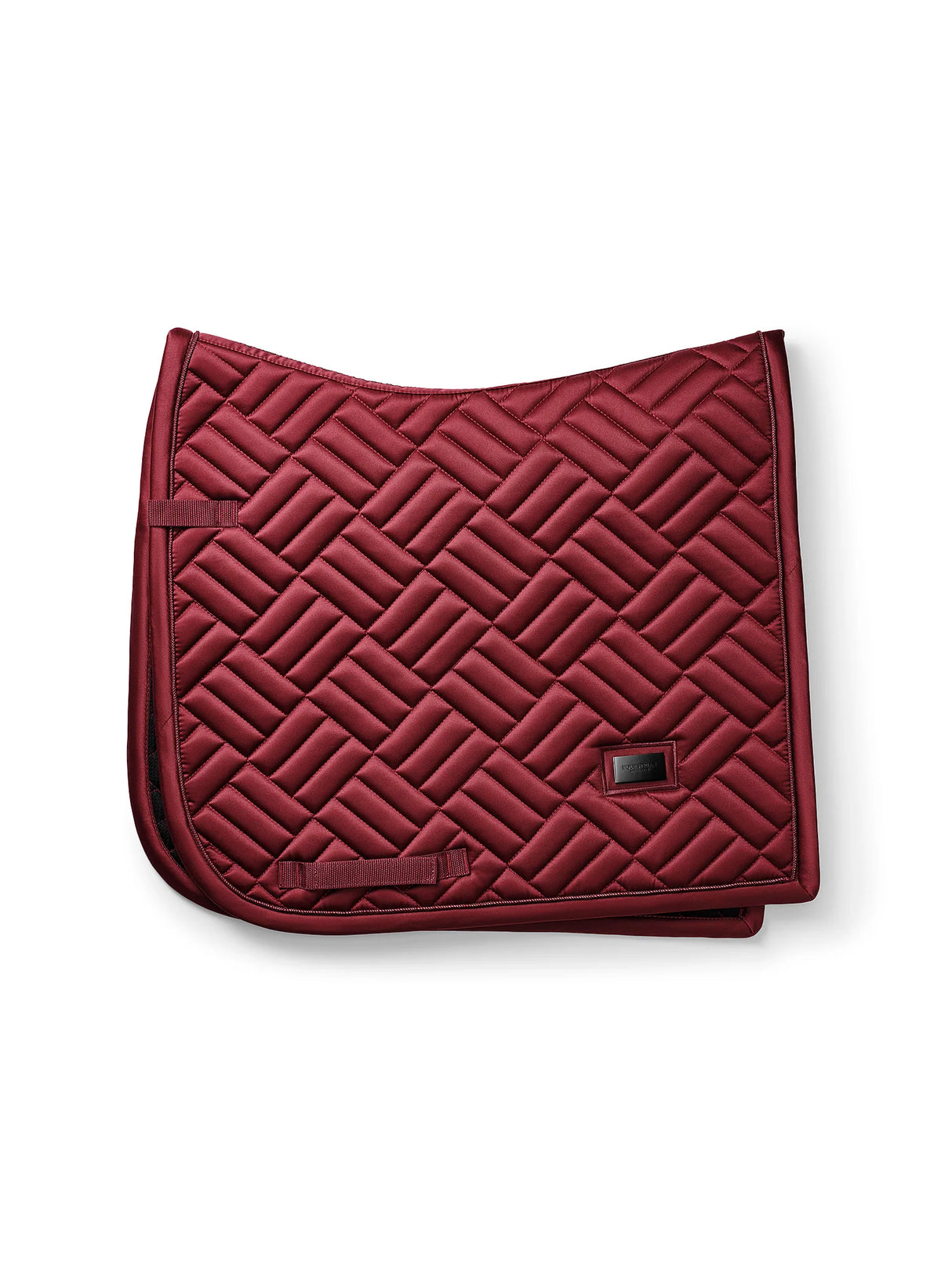 Equestrian Stockholm Dressage Saddle Pad Modern Bordeaux