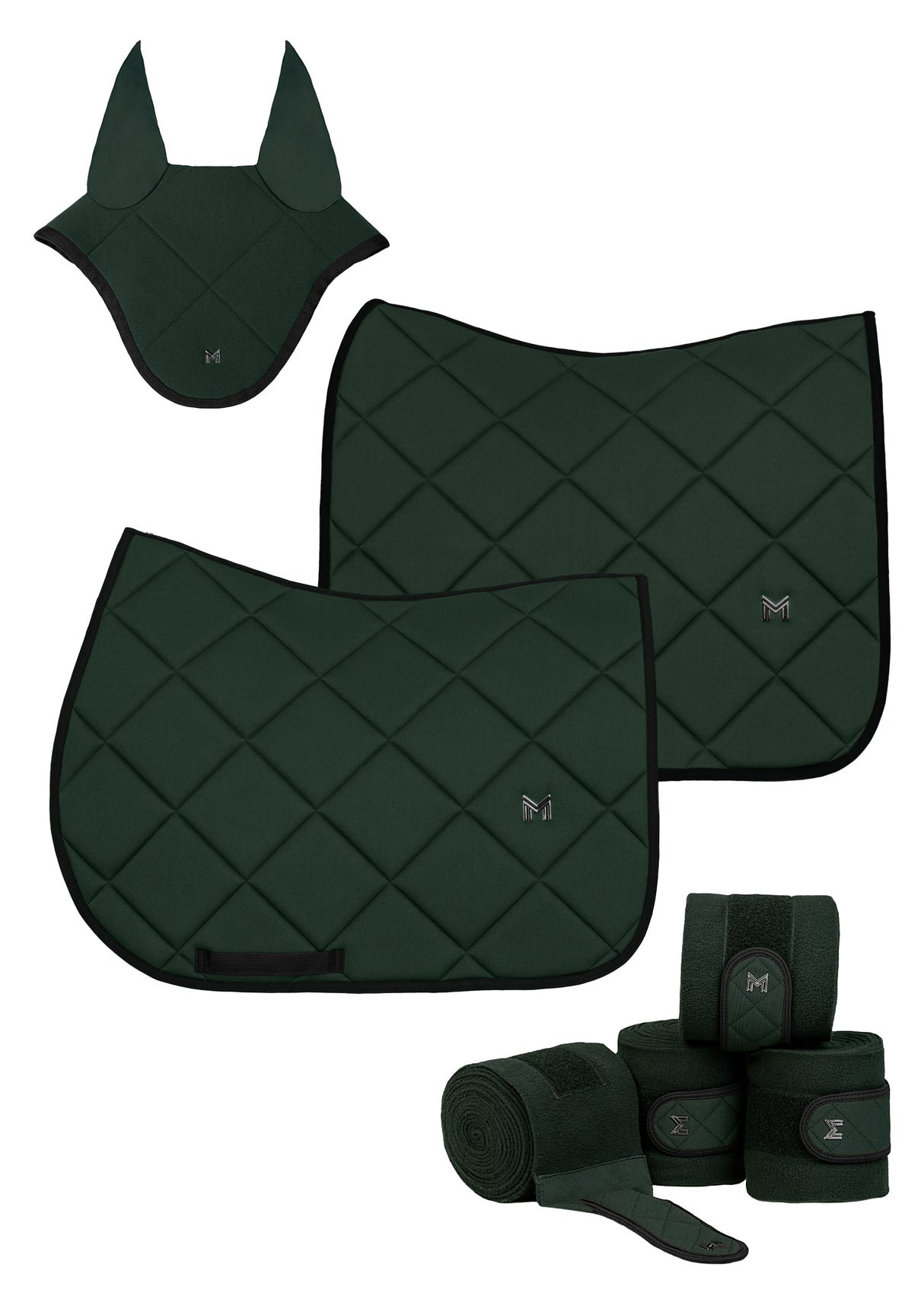 Maximilian Crew Dressage Saddle Pad Hunter Green