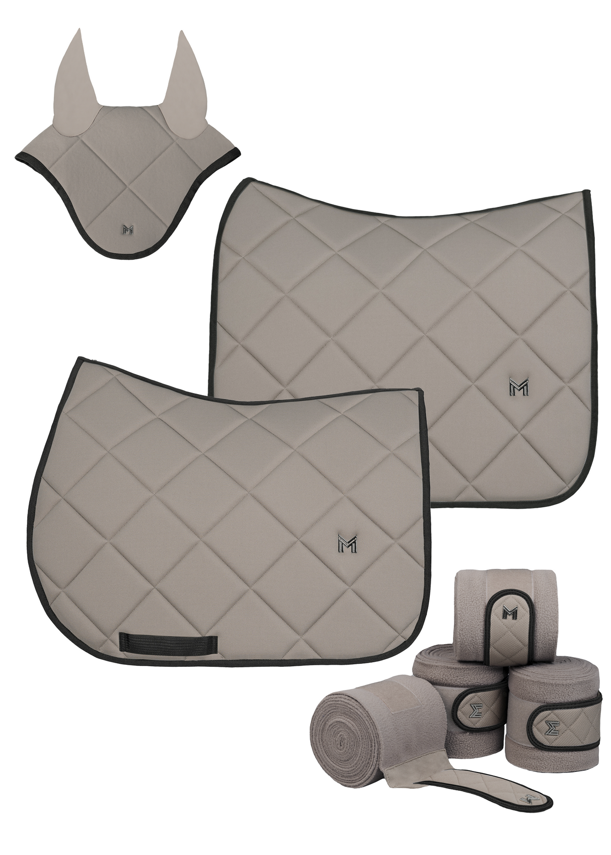 Maximilian Crew Jump Saddle Pad Taupe