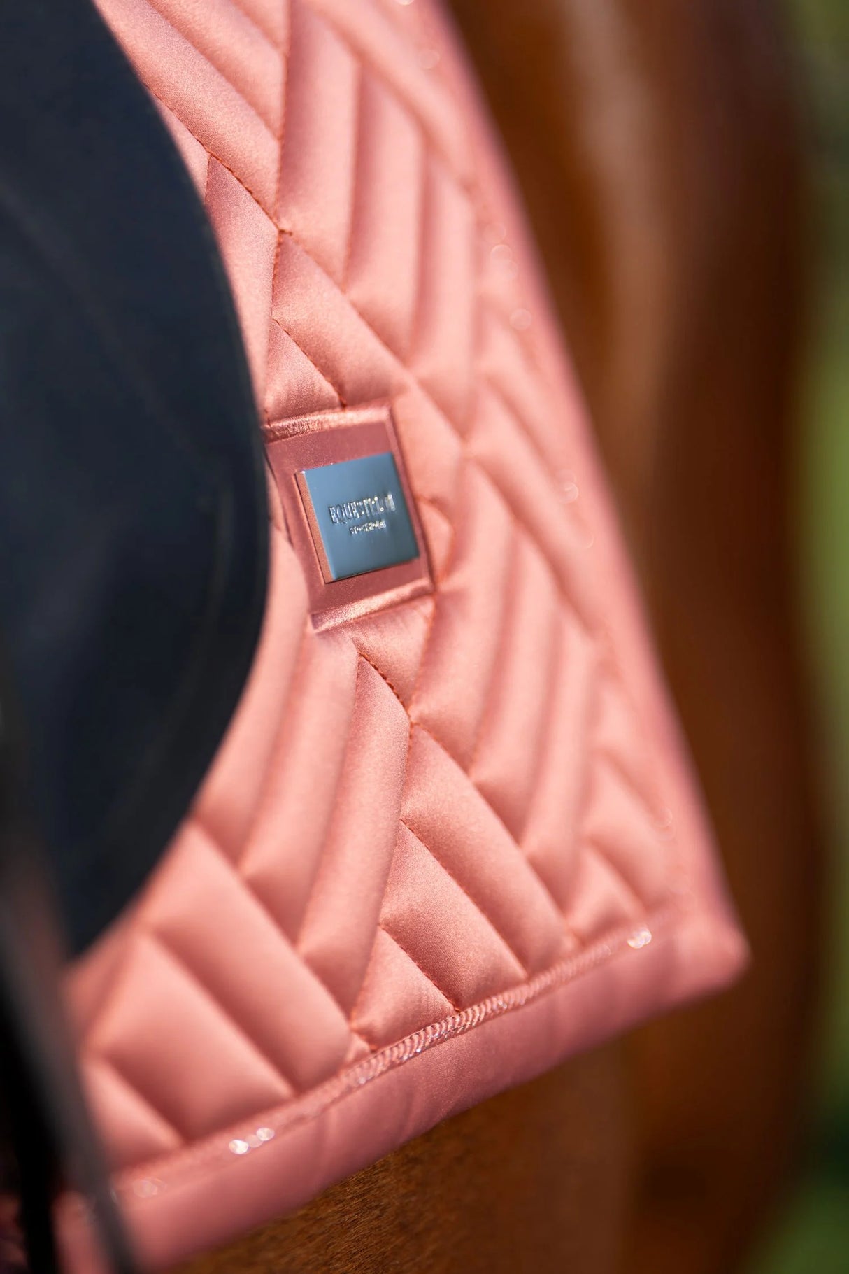 Equestrian Stockholm Dressage Saddle Pad Modern Coral