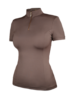 Equestrian Stockholm UV Protection Short-Sleeve Base Layer Champagne