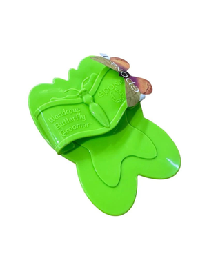 Epona Butterfly Groomer Curry Brush Green