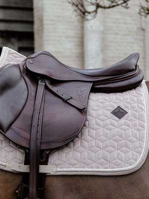 Kentucky Velvet Jump Saddle Pad Beige
