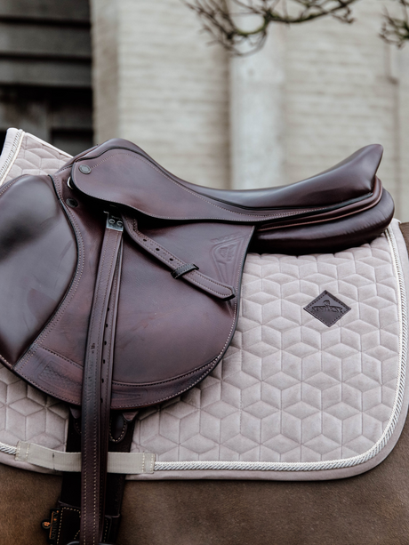 Kentucky Velvet Jump Saddle Pad Beige