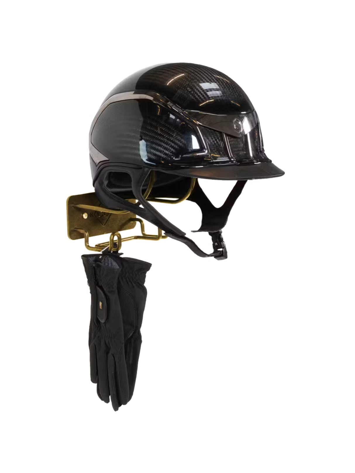 Grooming Deluxe Helmet Holder Gold