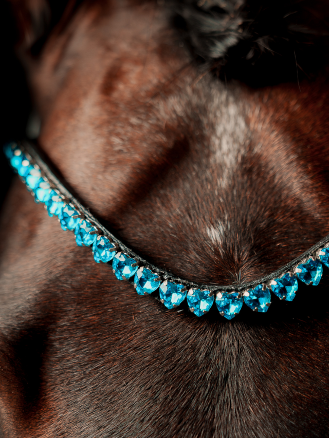 SD Design Je Táime Heart Browband Blue