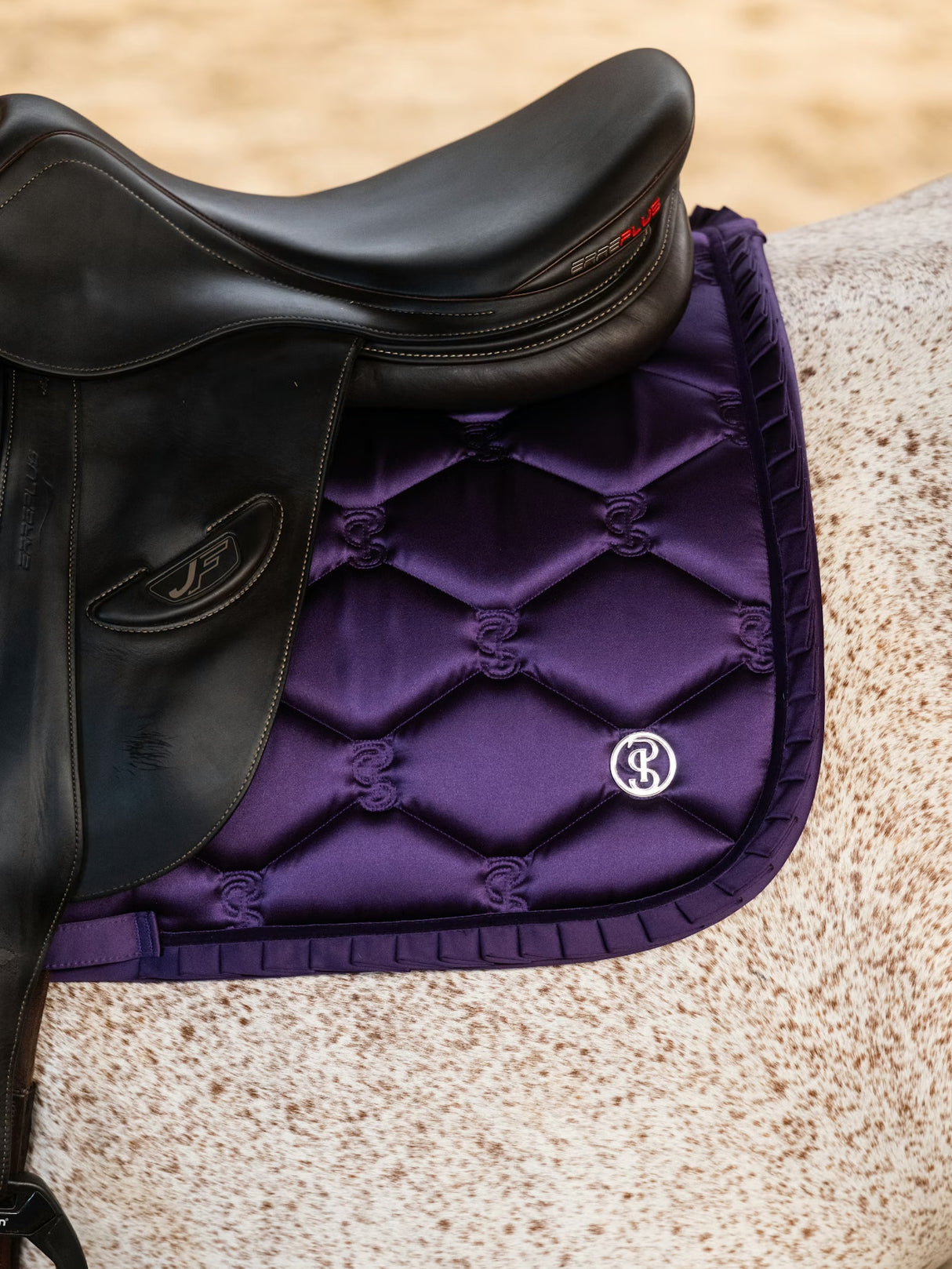 PS of Sweden Ruffle Jump Saddle Pad Eclipse Purple