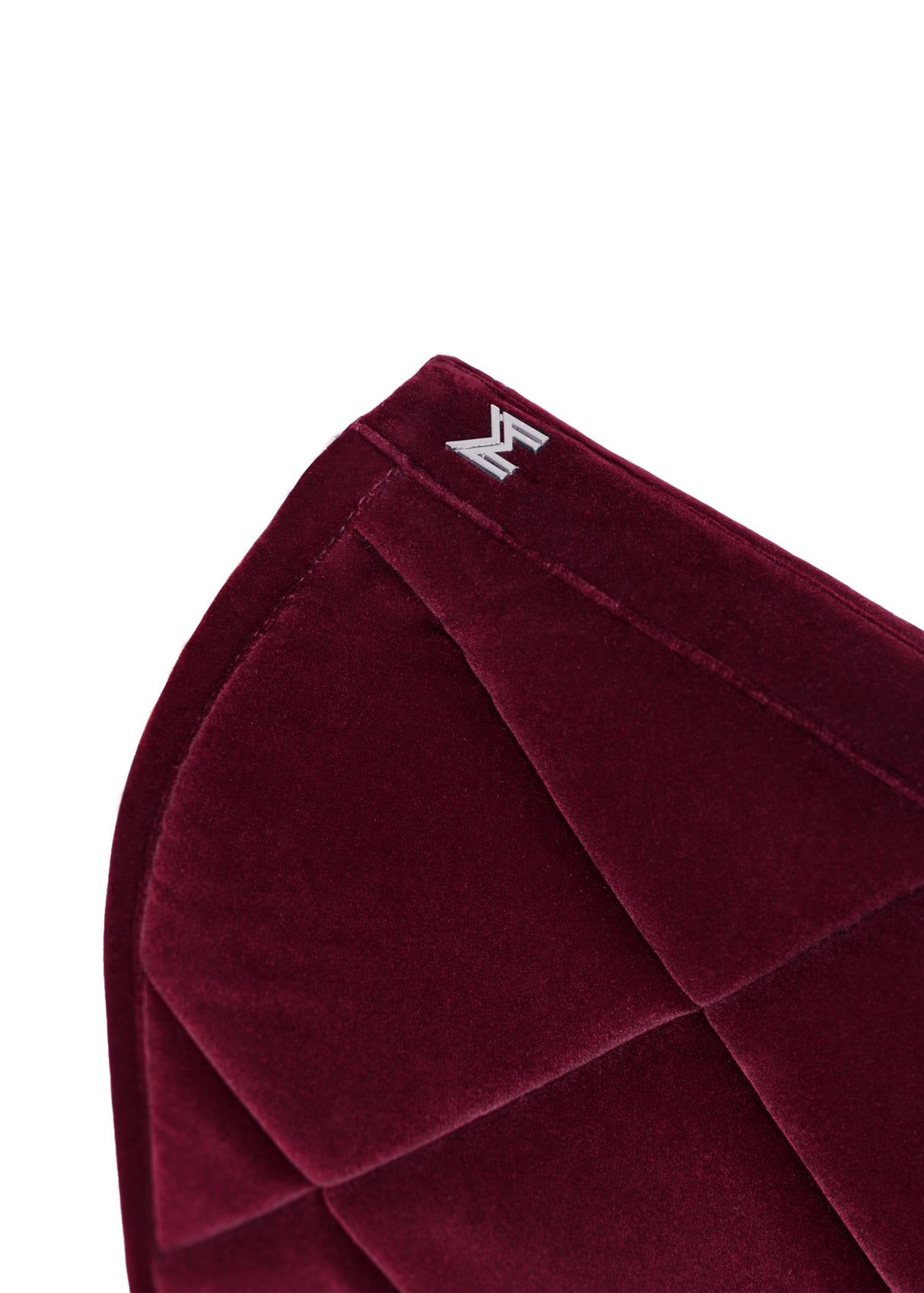 Maximilian Velvet Jump Saddle Pad Ruby