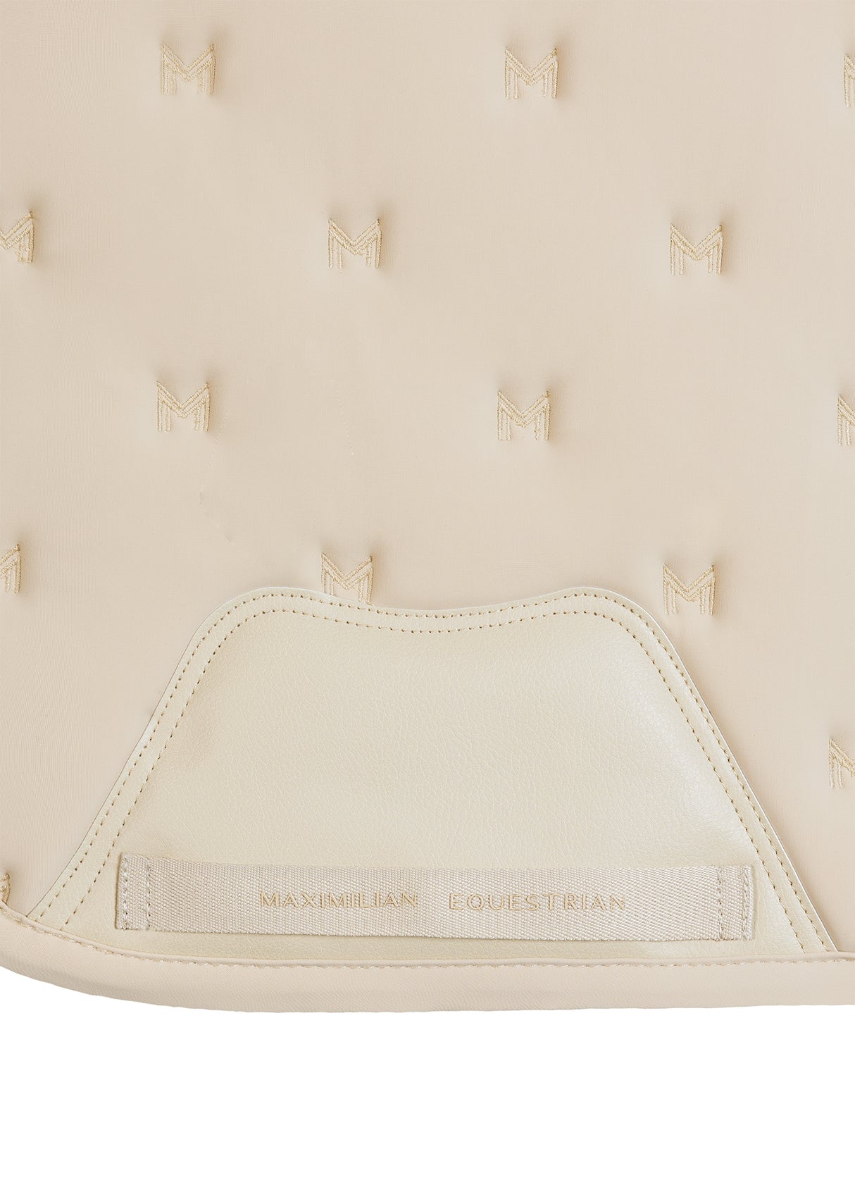 Maximilian Stamp Jump Saddle Pad Sand