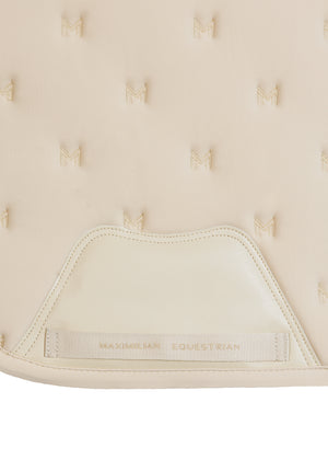 Maximilian Stamp Jump Saddle Pad Sand