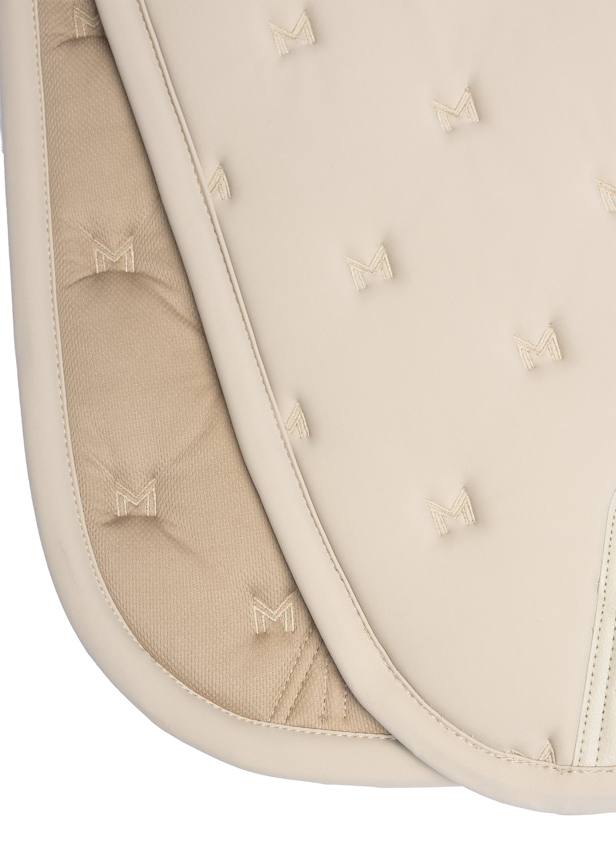 Maximilian Stamp Jump Saddle Pad Sand