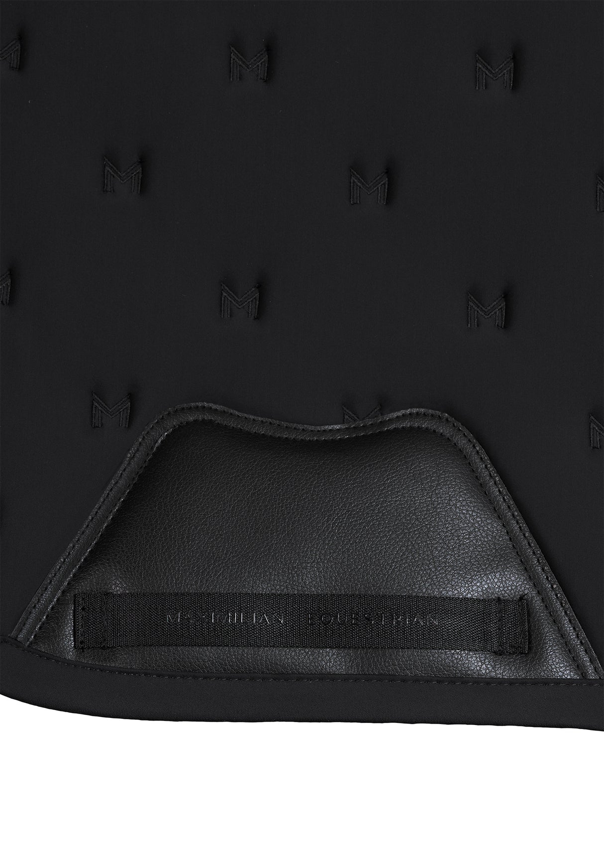 Maximilian Stamp Jump Saddle Pad Black