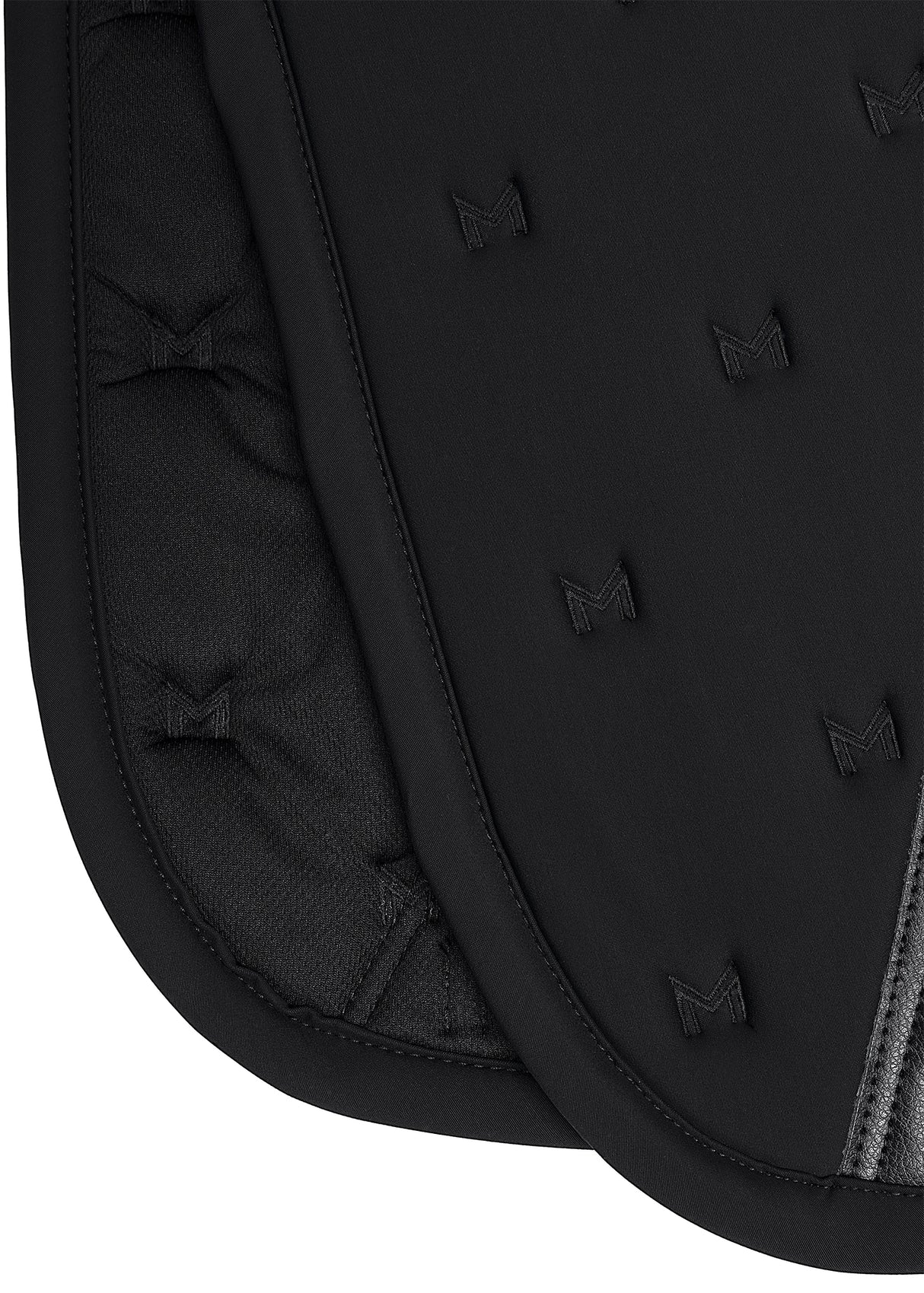 Maximilian Stamp Jump Saddle Pad Black