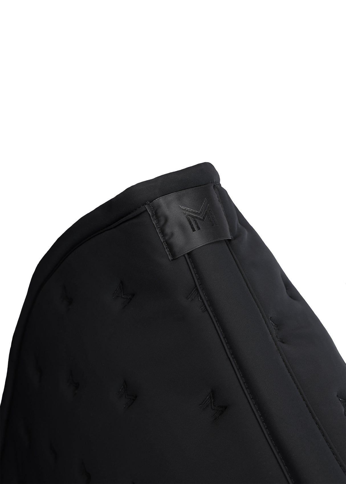 Maximilian Stamp Jump Saddle Pad Black