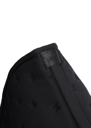 Maximilian Stamp Jump Saddle Pad Black