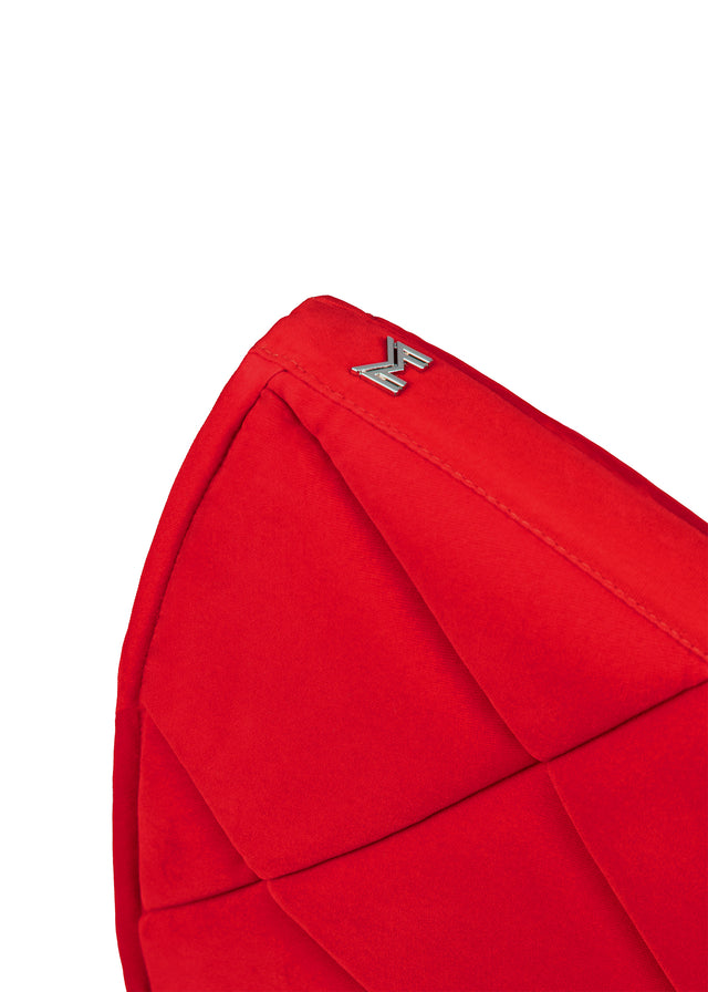 Maximilian Velvet Dressage Saddle Pad Crimson