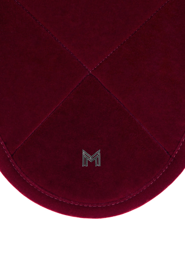Maximilian Velvet Ear Bonnet Ruby