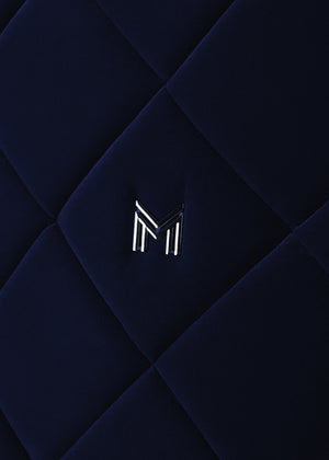 Maximilian Velvet Jump Saddle Pad Sapphire