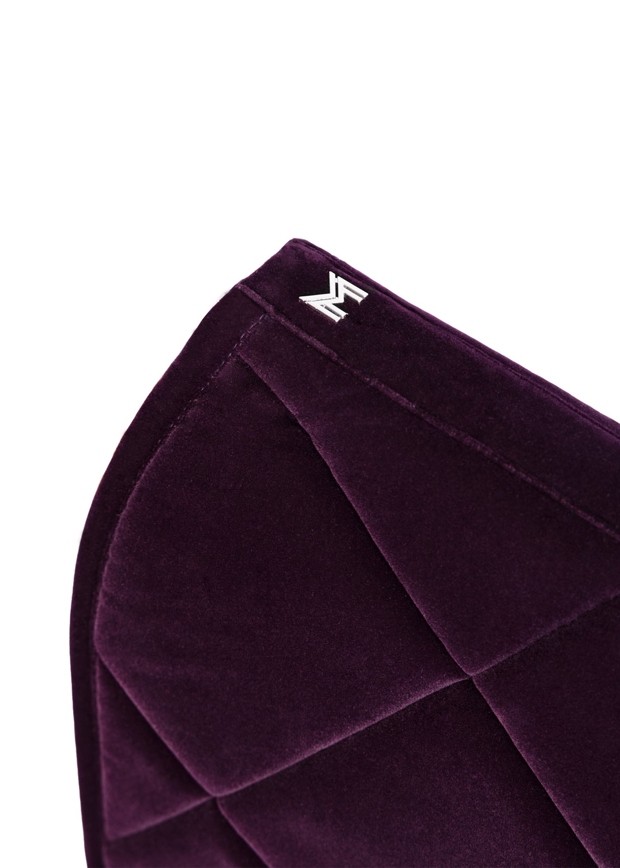Maximilian Velvet Jump Saddle Pad Amethyst