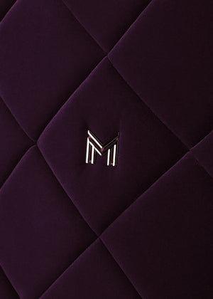 Maximilian Velvet Jump Saddle Pad Amethyst