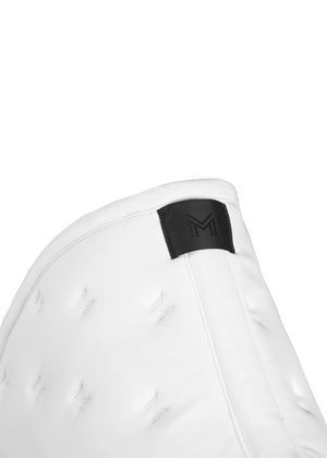 Maximilian Stamp Jump Saddle Pad White