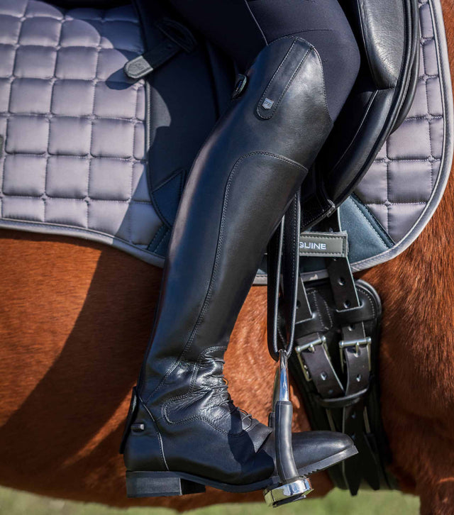 Premier Equine Dellucci Ladies Leather Field Riding Boots Black