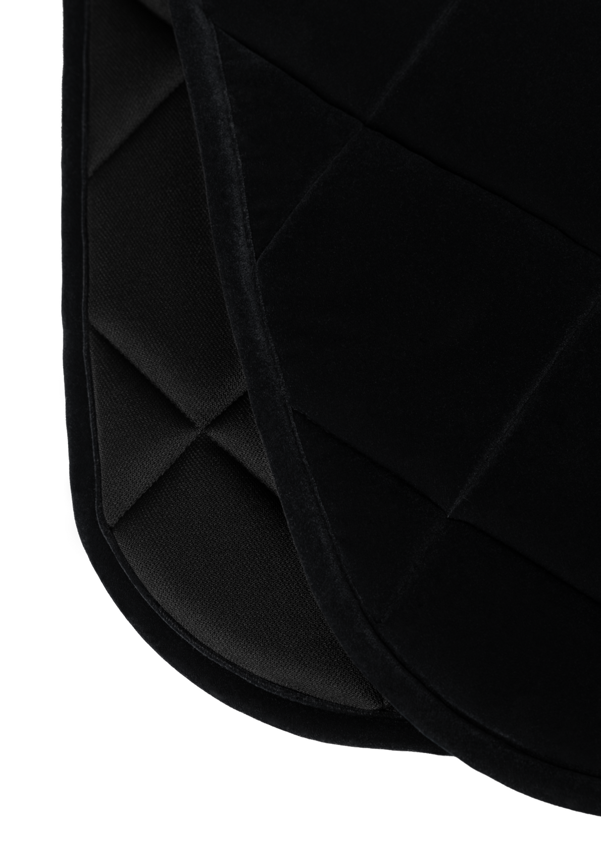 Maximilian Velvet Jump Saddle Pad Black