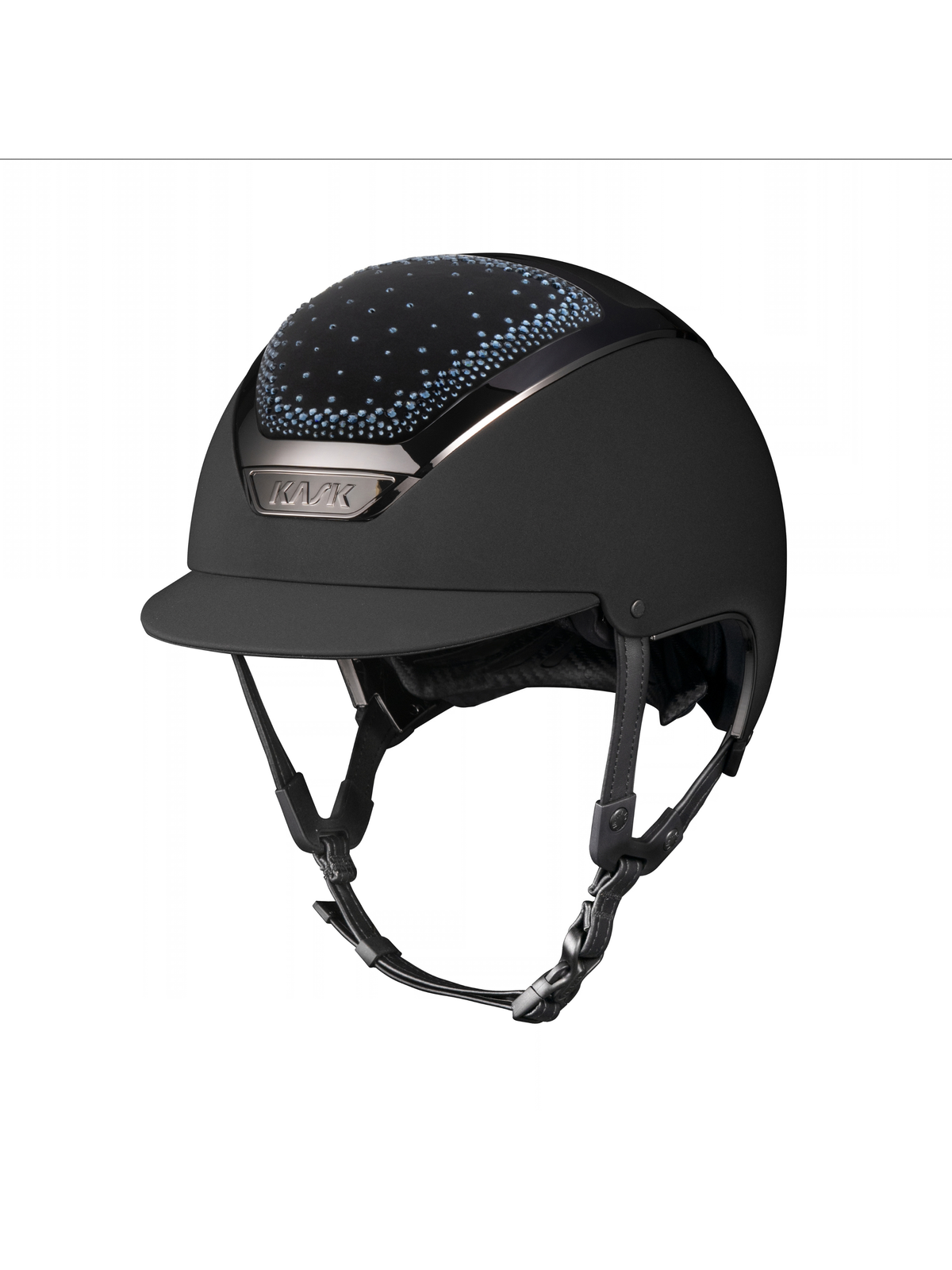 KASK Dogma Chrome In-Out Helmet Black/Blue Montana