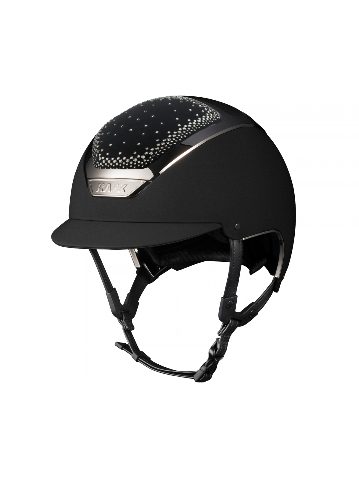 KASK Dogma Chrome In-Out Helmet Black/Silver/Diamond