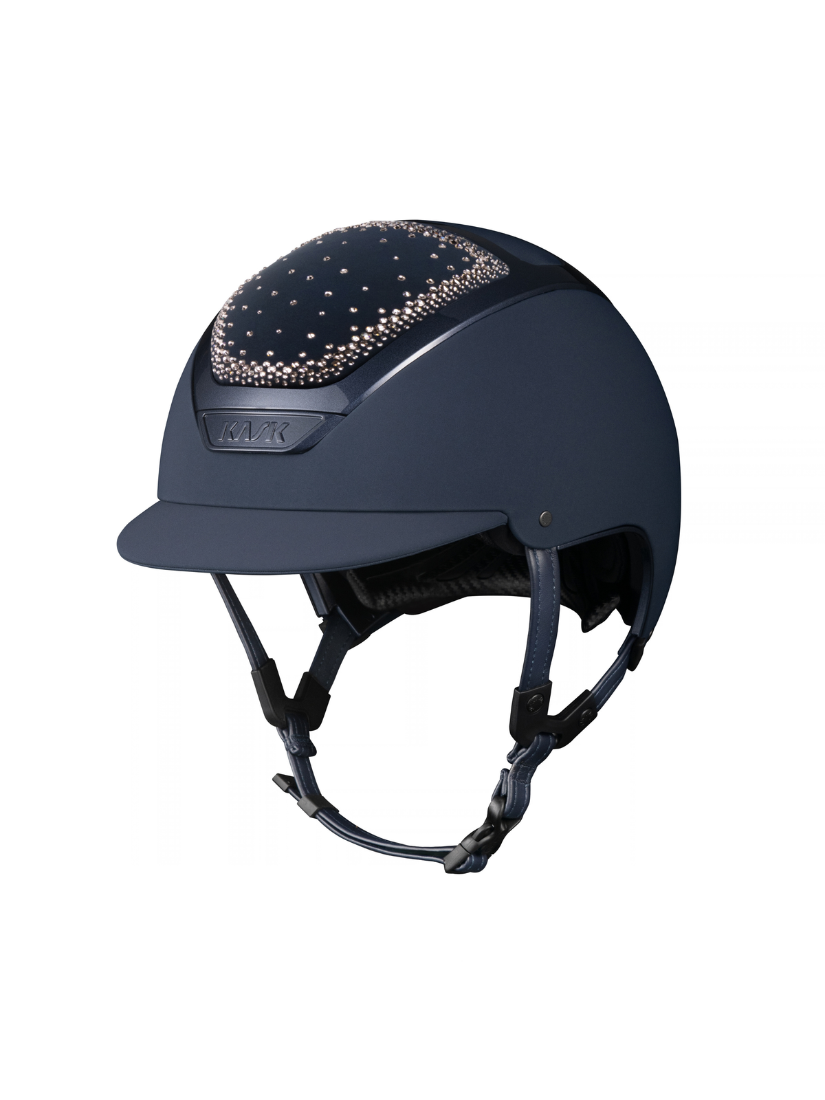 KASK Dogma Chrome In-Out Helmet Navy/Vintage Rose