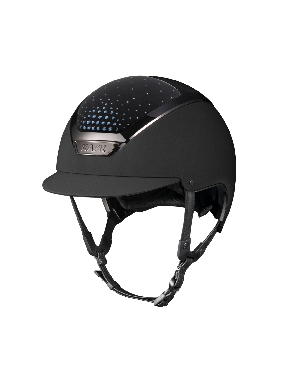 KASK Dogma Chrome Passage Helmet Black/Blue Montana