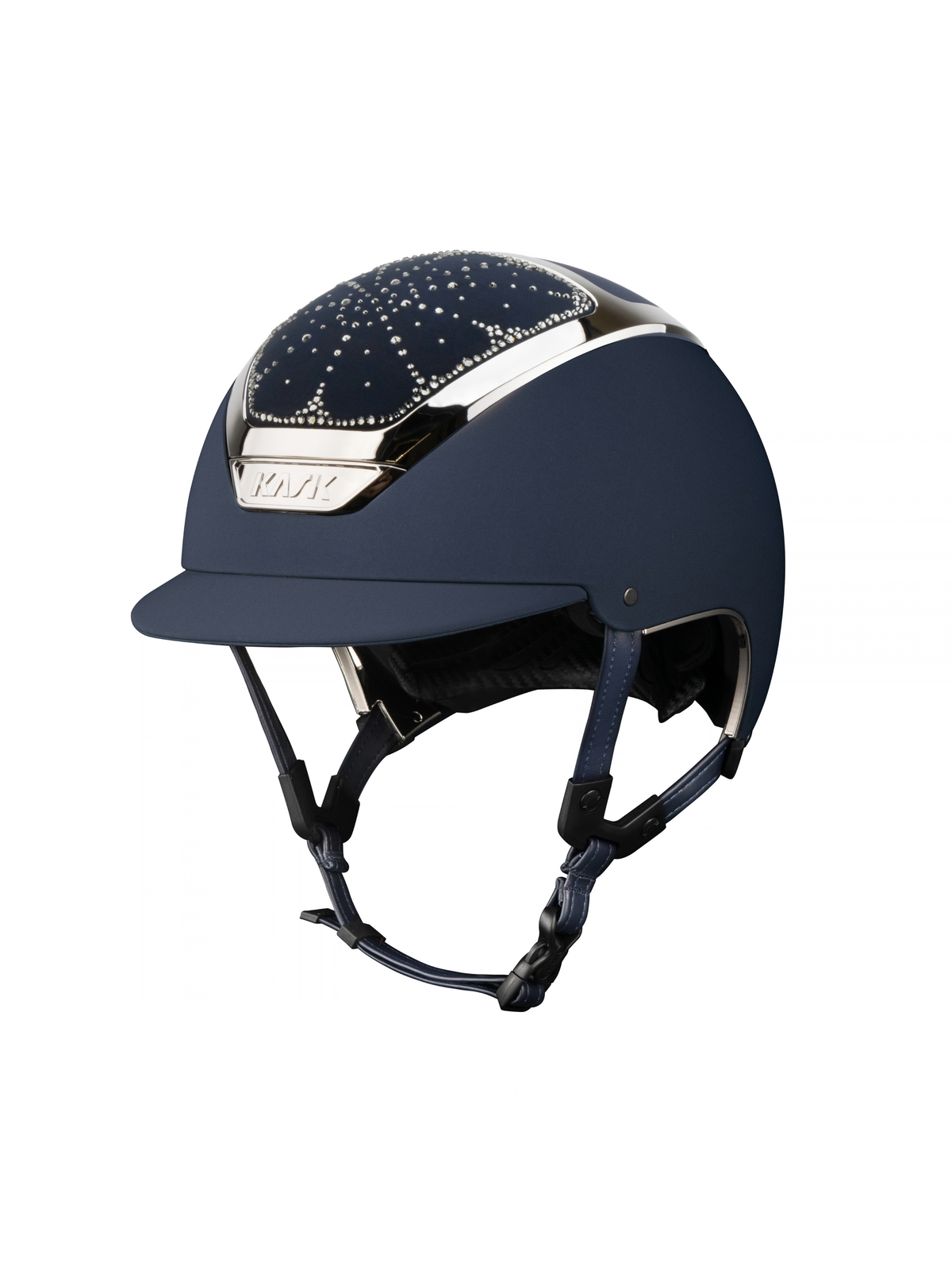 KASK Dogma Chrome Riviera Helmet Navy/Silver/Diamond