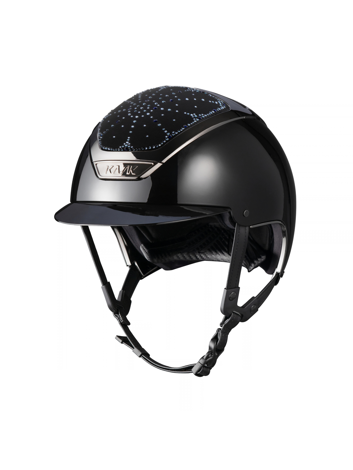 KASK Dogma Pure Shine Riviera Helmet Black/Blue Montana