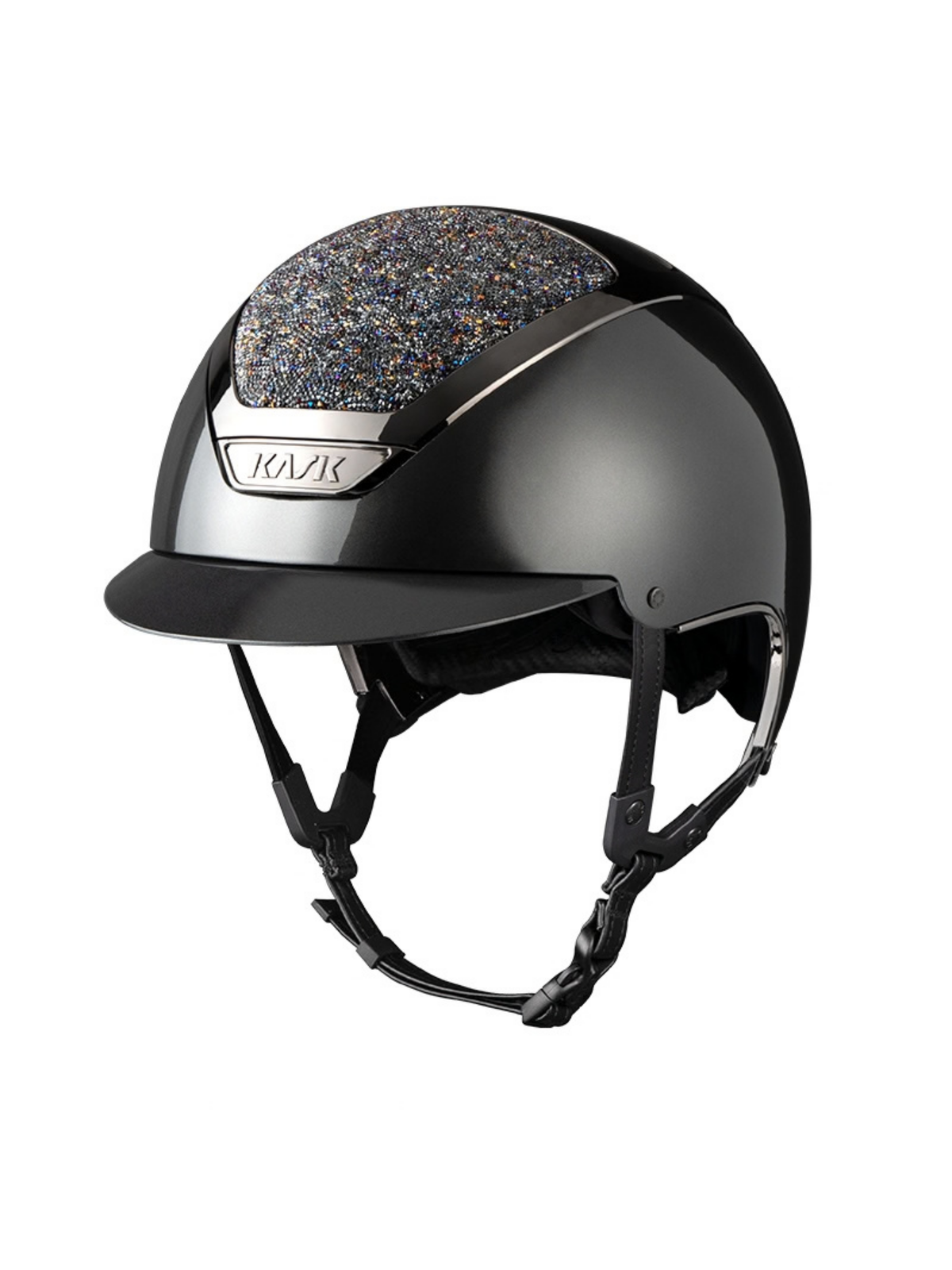 KASK Dogma Pure Shine Swarovski Midnight Mixture Helmet Anthracite/Zephir